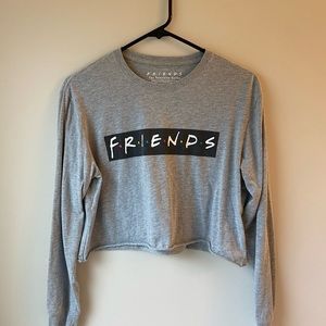 FRIENDS long sleeve crop top.